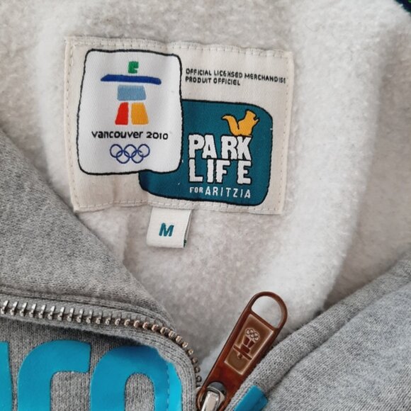 PARK LIFE Aritzia 2010 Vancouver Olympics Sweatshirt Hoodie Zip-up Jacket Sz M - Picture 14 of 16